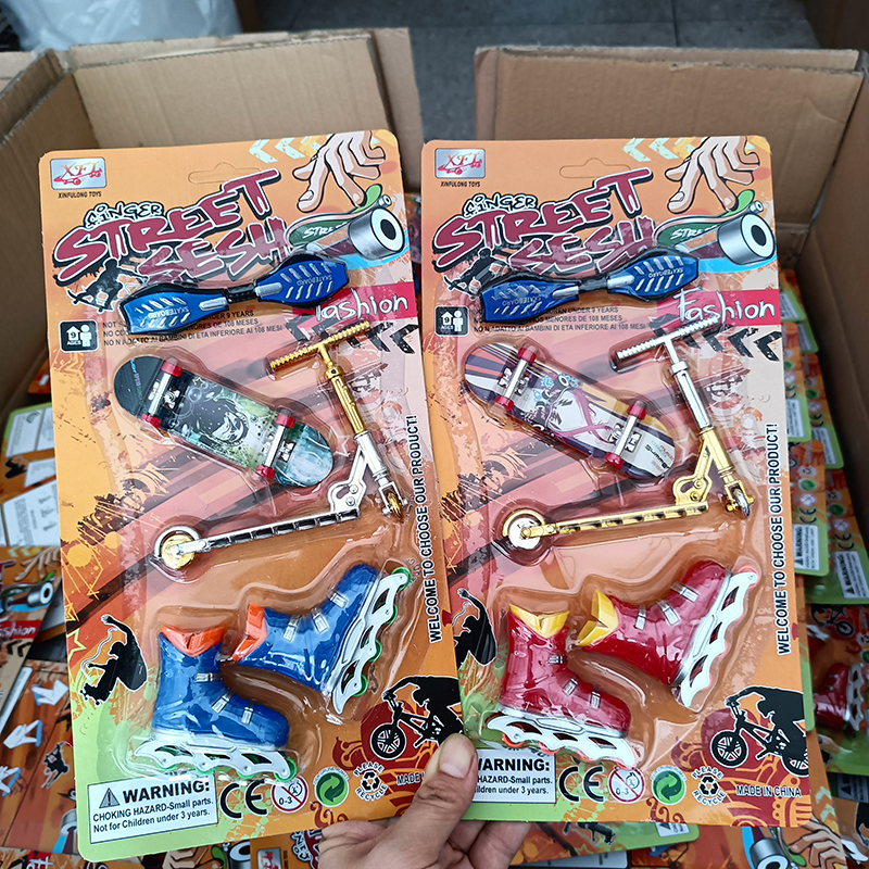 Tech Deck Accessories - Roller Skates Scooter Finger Skateboard Bike