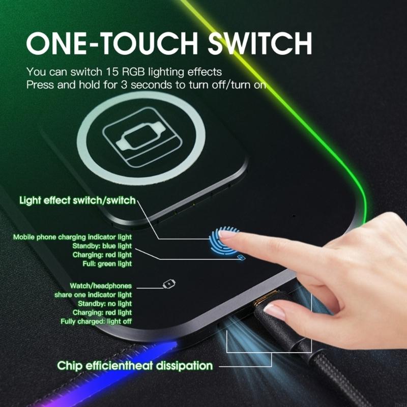 Wireless Charging Mouse Pad Wi - Mouse Charging Pad ulasan dan harga