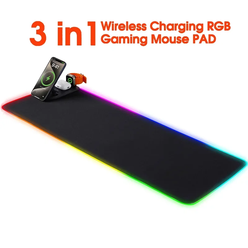 Wireless Charging 3-In-1 RGB M - Mouse Charging Pad ulasan dan harga
