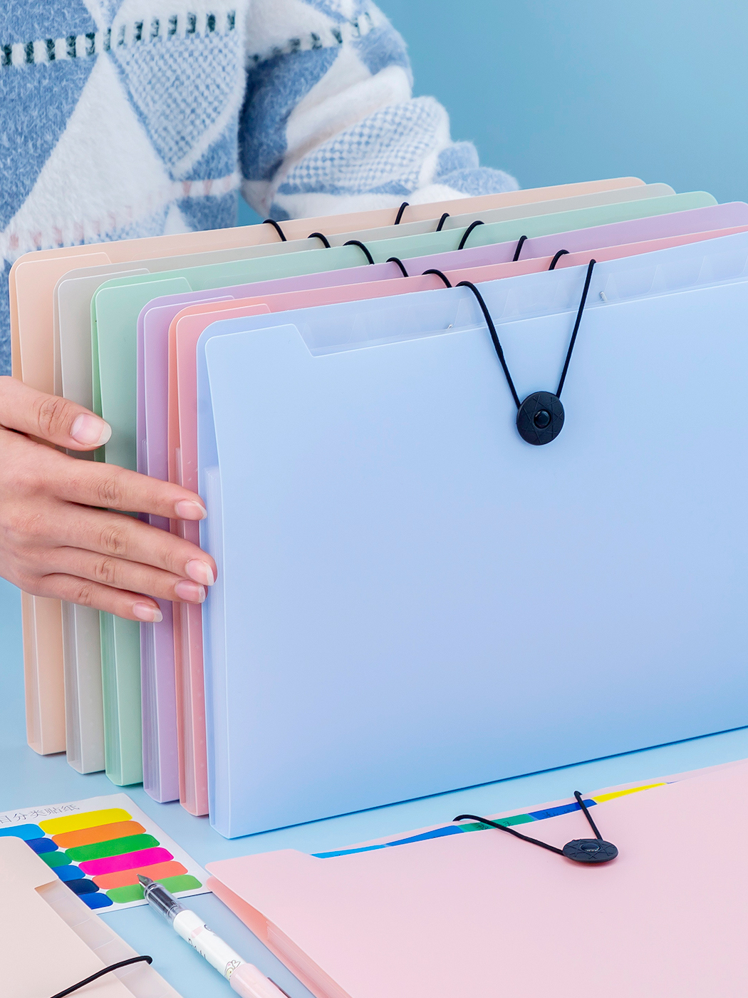 1 student file folder with cut - Tech Accessories Organizer ulasan dan harga
