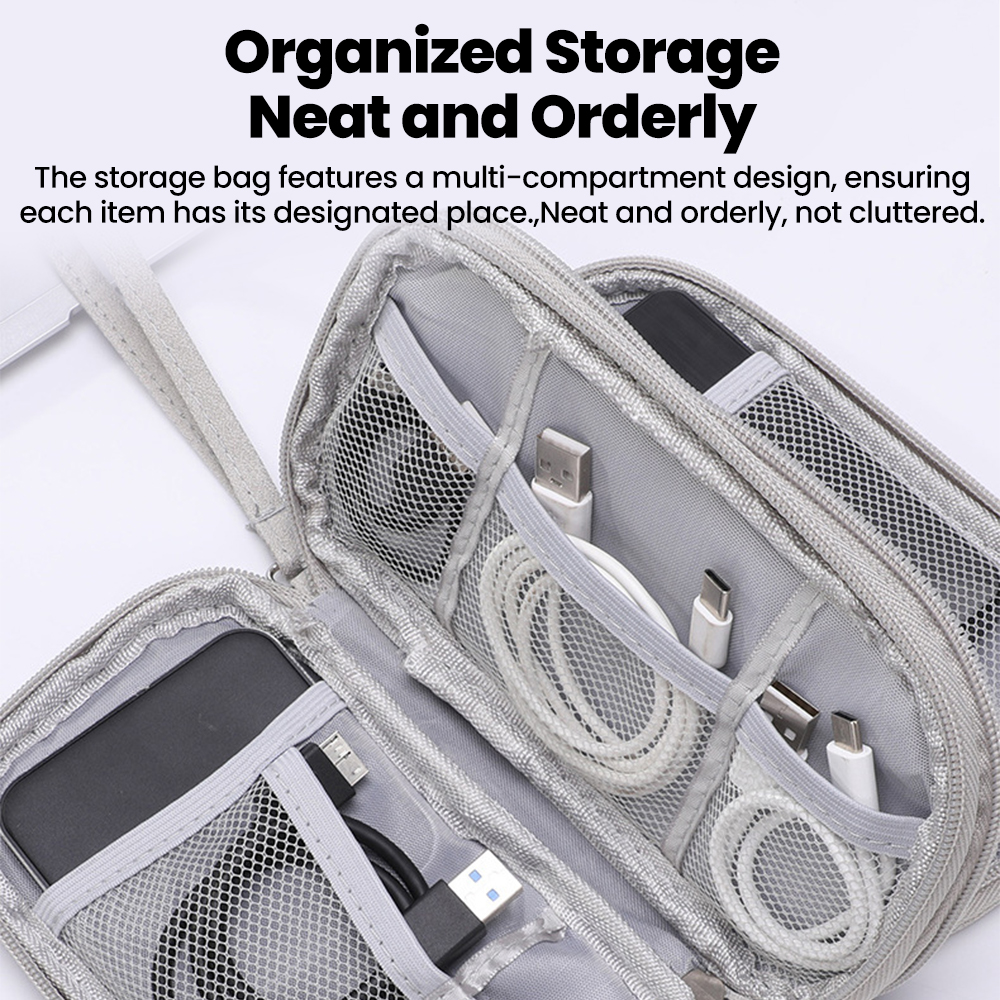 Electronics Accessories Portab - Tech Accessories Organizer ulasan dan harga