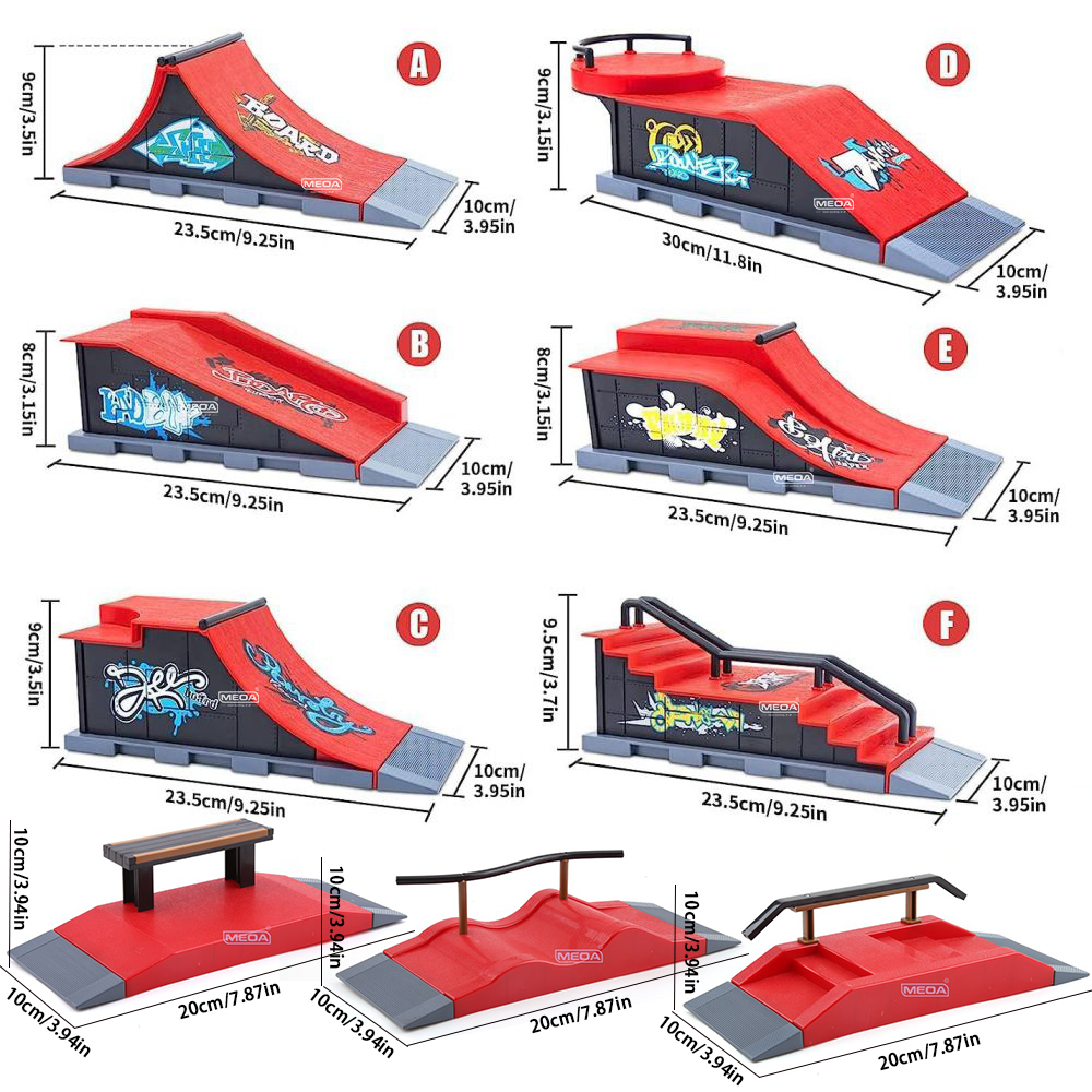 6-In-1 Finger Skateboards DIY  - Tech Deck Accessories ulasan dan harga