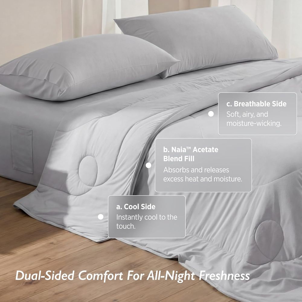 King Size Cooling Comforter wi - Tech Q ulasan dan harga