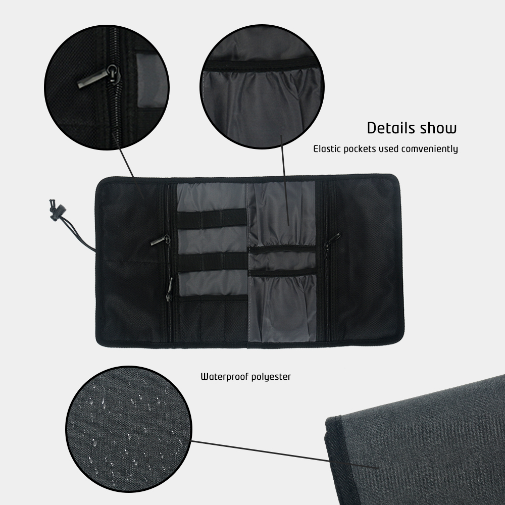 Portable Foldable Travel Cable - Tech Accessories Organizer ulasan dan harga