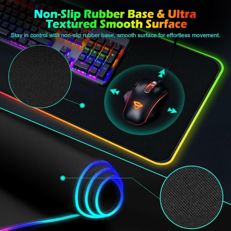 96GE LED Gaming Mouse Pad with - Mouse Charging Pad ulasan dan harga