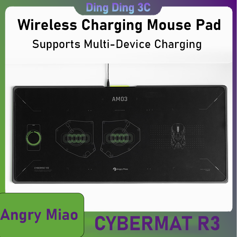 Angry Miao CYBERMAT R3 Wireles - Mouse Charging Pad ulasan dan harga