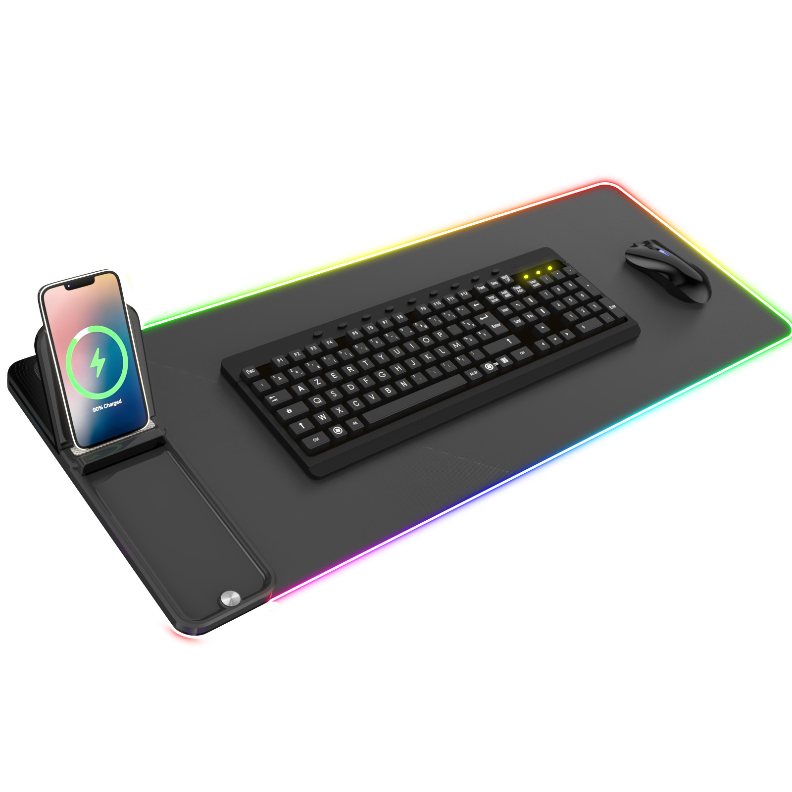 H18 15W Fast Charging Keyboard - Mouse Charging Pad ulasan dan harga