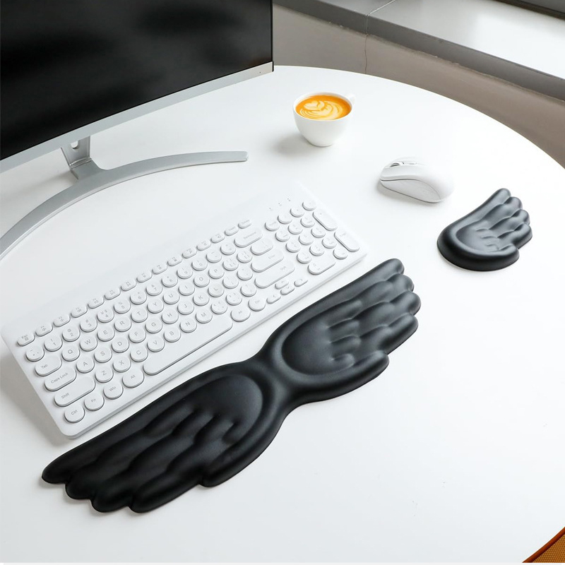Keyboard Mouse Wrist Rest Ange - Mouse Charging Pad ulasan dan harga