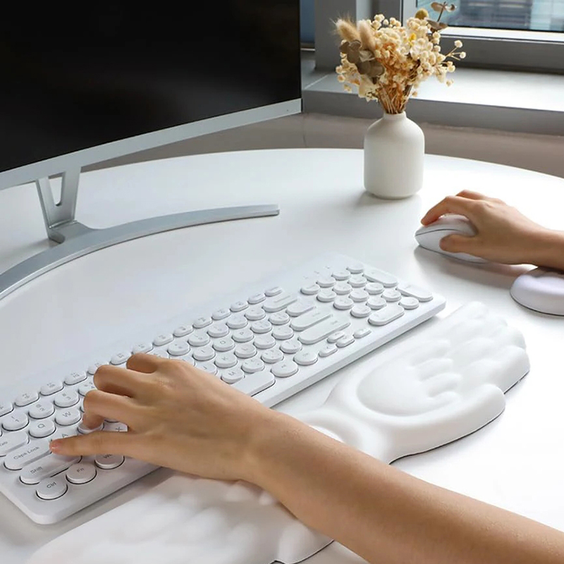 Keyboard Mouse Wrist Rest Ange - Mouse Charging Pad ulasan dan harga