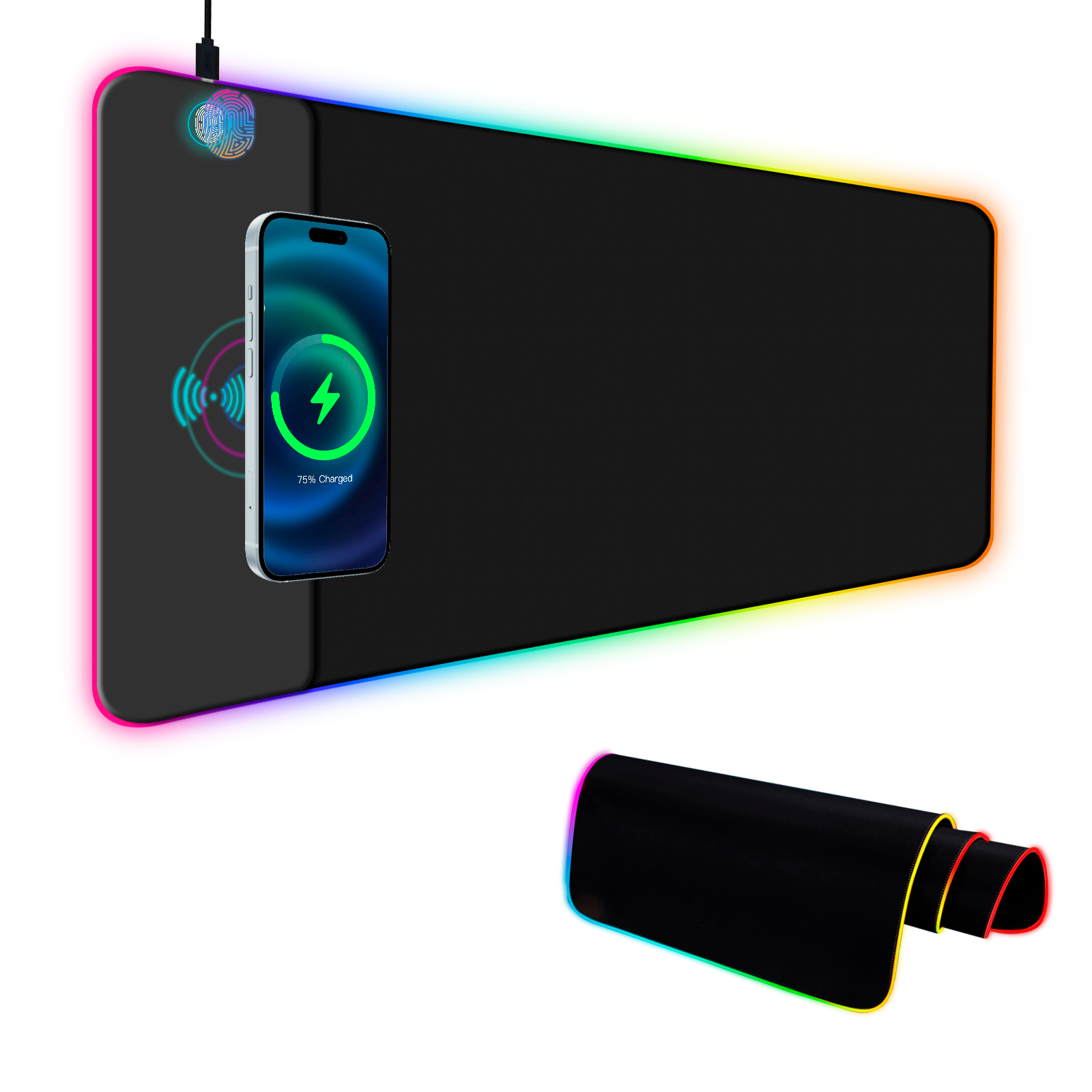 Wireless Charging RGB Gaming M - Mouse Charging Pad ulasan dan harga