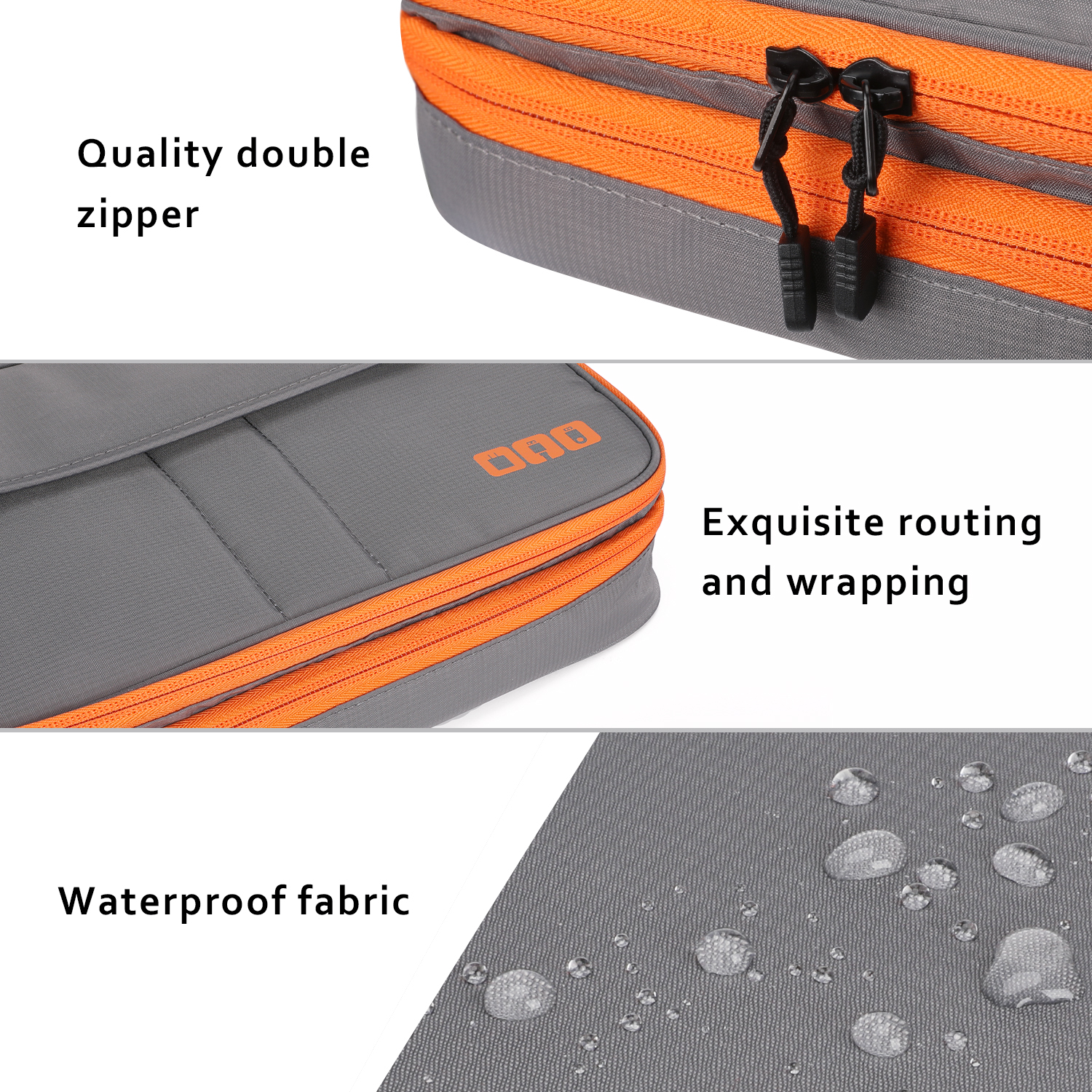 Double Layers Large Capacity T - Tech Accessories Organizer ulasan dan harga